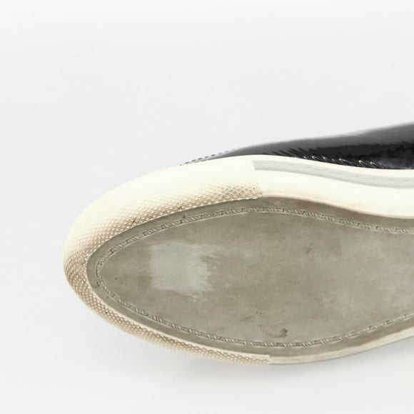 Miu Miu Sneakers Patent leather 36 1/2 Black CC Auth am11207A