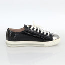 Miu Miu Sneakers Patent leather 36 1/2 Black CC Auth am11207A-4