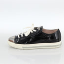 Miu Miu Sneakers Patent leather 36 1/2 Black CC Auth am11207A-5