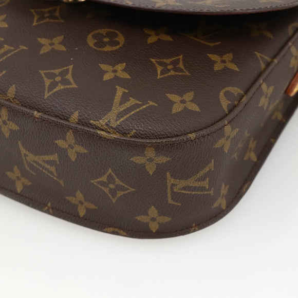 LOUIS VUITTON Monogram Saint Cloud GM Umhängetasche M51242 LV Auth am11219