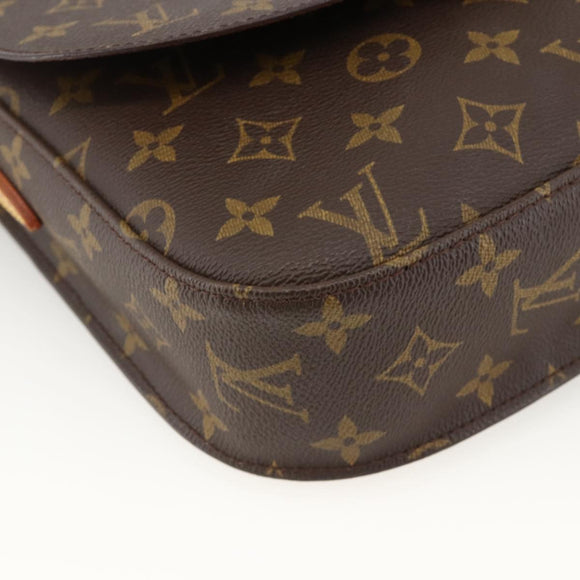 LOUIS VUITTON Monogram Saint Cloud GM Umhängetasche M51242 LV Auth am11219