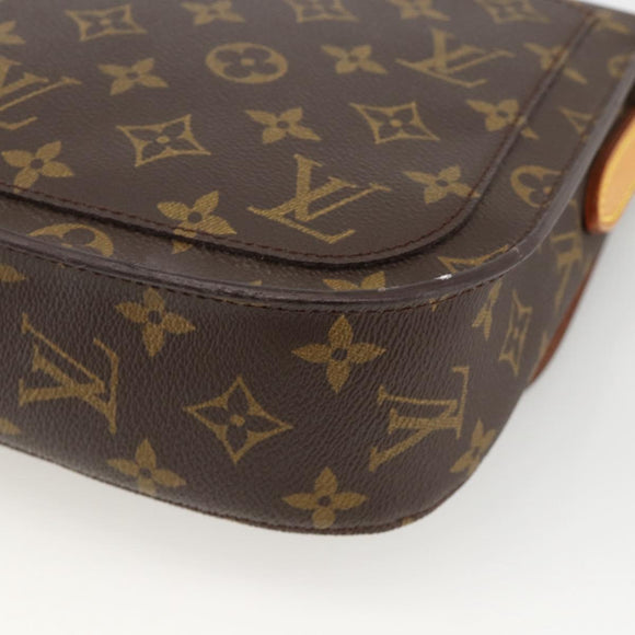 LOUIS VUITTON Monogram Saint Cloud GM Umhängetasche M51242 LV Auth am11219