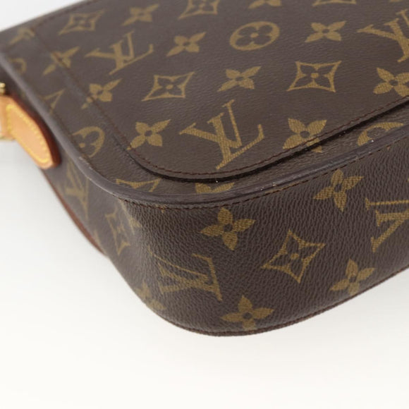 LOUIS VUITTON Monogram Saint Cloud GM Umhängetasche M51242 LV Auth am11219