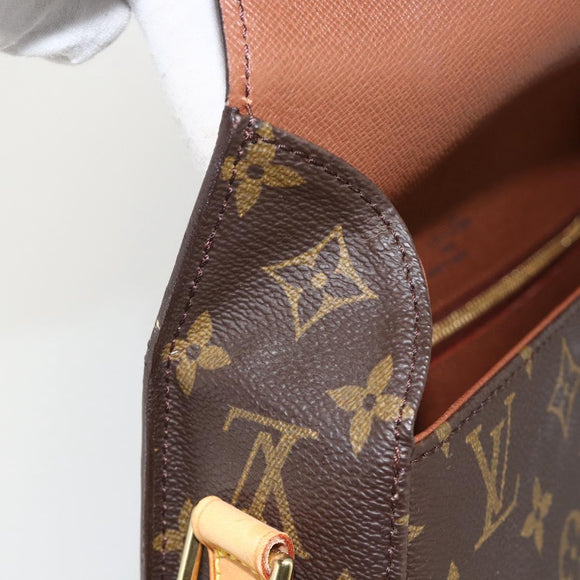 LOUIS VUITTON Monogram Saint Cloud GM Umhängetasche M51242 LV Auth am11219