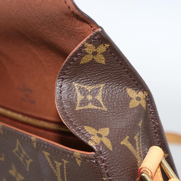 LOUIS VUITTON Monogram Saint Cloud GM Umhängetasche M51242 LV Auth am11219