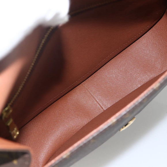 LOUIS VUITTON Monogram Saint Cloud GM Umhängetasche M51242 LV Auth am11219