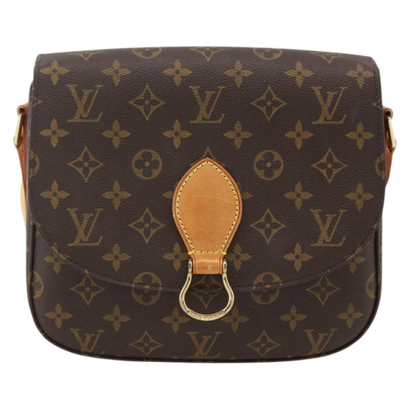 LOUIS VUITTON Monogram Saint Cloud GM Umhängetasche M51242 LV Auth am11219