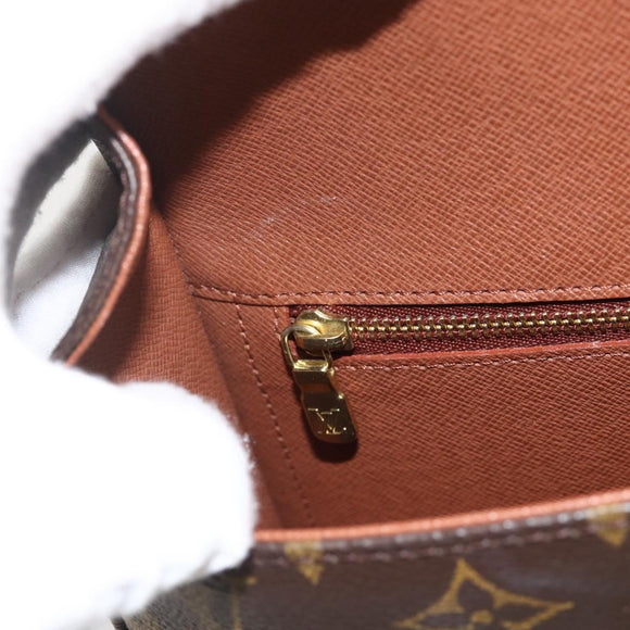 LOUIS VUITTON Monogram Saint Cloud GM Umhängetasche M51242 LV Auth am11219