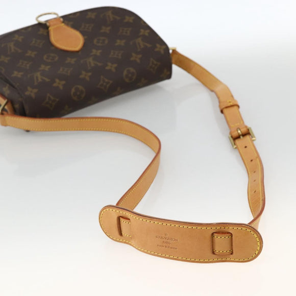 LOUIS VUITTON Monogram Saint Cloud GM Umhängetasche M51242 LV Auth am11219