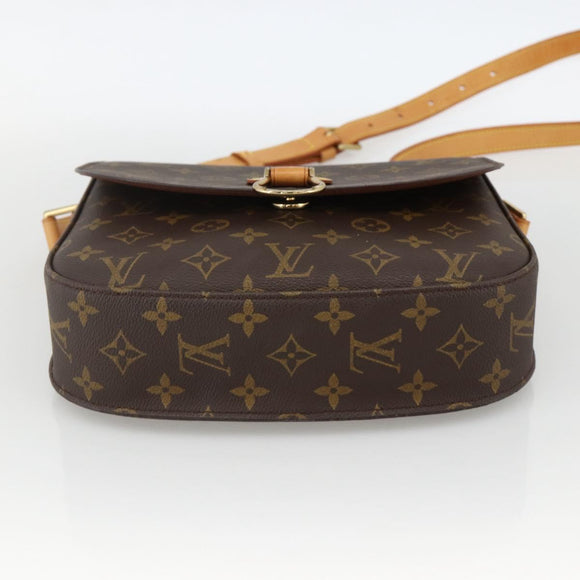 LOUIS VUITTON Monogram Saint Cloud GM Umhängetasche M51242 LV Auth am11219