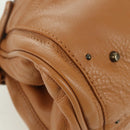 Chloe Paddington Hand Bag Leather Brown Gold Silver Auth am11221SAM-8