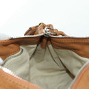 Chloe Paddington Hand Bag Leather Brown Gold Silver Auth am11221SAM-21
