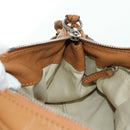 Chloe Paddington Hand Bag Leather Brown Gold Silver Auth am11221SAM-22