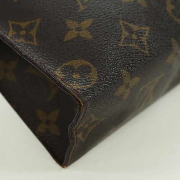 LOUIS VUITTON Monogram Poche Toilette 26 Pouch M47542 LV Auth am11226