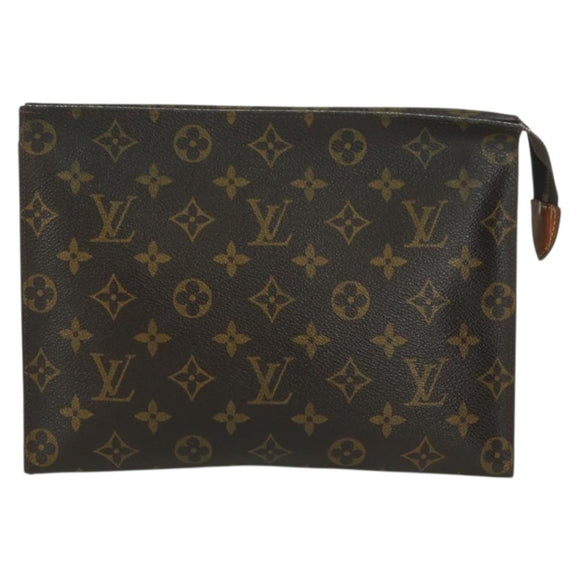 LOUIS VUITTON Monogram Poche Toilette 26 Pouch M47542 LV Auth am11226