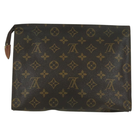 LOUIS VUITTON Monogram Poche Toilette 26 Pouch M47542 LV Auth am11226