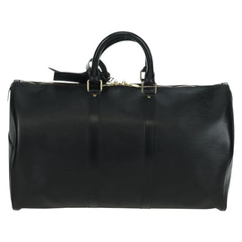 LOUIS VUITTON Epi Keepall 45 Boston Bag Black M42972 LV Auth am11227V - 0