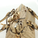 Chloe Paddington Hand Bag Leather Gold Silver Auth am11229V-6