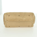 Chloe Paddington Hand Bag Leather Gold Silver Auth am11229V-5