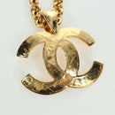 CHANEL CC Necklace metal Gold Tone CC Auth am11252SAM-3