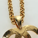 CHANEL CC Necklace metal Gold Tone CC Auth am11252SAM-4