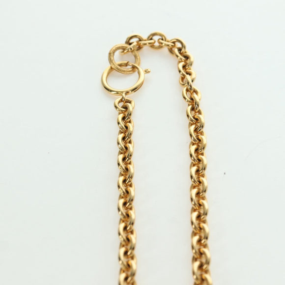 CHANEL CC Necklace metal Gold Tone CC Auth am11252SAM