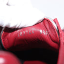 GUCCI Interlocking Sneakers Suede Nylon Red Auth am11262V-20