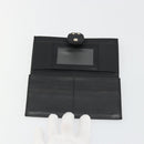 FENDI Zucca Canvas Long Wallet Black Brown Auth am11263A-9