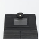 FENDI Zucca Canvas Long Wallet Black Brown Auth am11263A-19