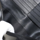 FENDI Zucca Canvas Long Wallet Black Brown Auth am11263A-11