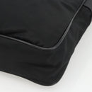 PRADA Shoulder Bag Nylon Black Silver Auth am11267-15