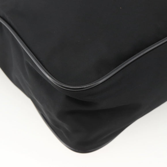 PRADA Shoulder Bag Nylon Black Silver Auth am11267