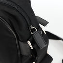 PRADA Shoulder Bag Nylon Black Silver Auth am11267-8