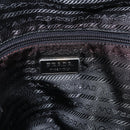 PRADA Shoulder Bag Nylon Black Silver Auth am11267-20
