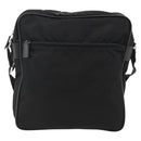 PRADA Shoulder Bag Nylon Black Silver Auth am11267-13