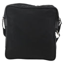 PRADA Shoulder Bag Nylon Black Silver Auth am11267-2