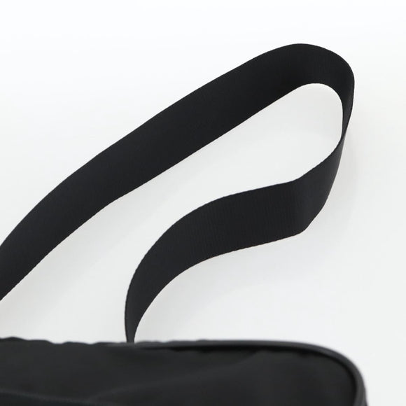 PRADA Shoulder Bag Nylon Black Silver Auth am11267