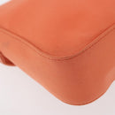 FENDI Mamma Baguette Shoulder Bag Jersey Orange Gold Auth am11272A-16