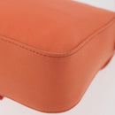 FENDI Mamma Baguette Shoulder Bag Jersey Orange Gold Auth am11272A-17