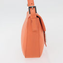 FENDI Mamma Baguette Shoulder Bag Jersey Orange Gold Auth am11272A-4