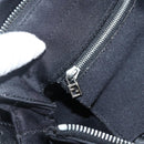 FENDI Mamma Baguette Shoulder Bag Jersey Black Silver Auth am11275A-21
