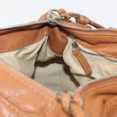 Chloe Paddington Hand Bag Leather Brown Silver gold Auth am11277A-22