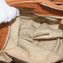 Chloe Paddington Hand Bag Leather Brown Silver gold Auth am11277A-25