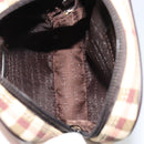 BURBERRY Nova Check Shoulder Bag PVC Leather Beige Auth am11280A-12
