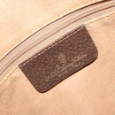 GUCCI GG Supreme Web Sherry Line Bag PVC Beige Gold 56 02 088 Auth am11288-16