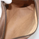 GUCCI GG Supreme Web Sherry Line Bag PVC Beige Gold 56 02 088 Auth am11288-17