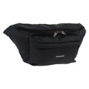 BALENCIAGA Body Bag Nylon Black 661862 Auth am11295-1