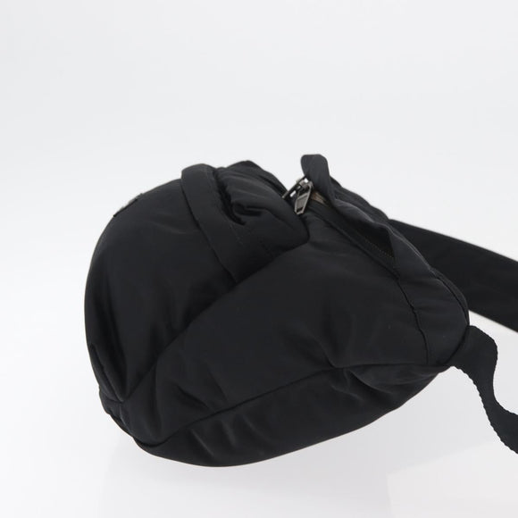 BALENCIAGA Body Bag Nylon Black 661862 Auth am11295