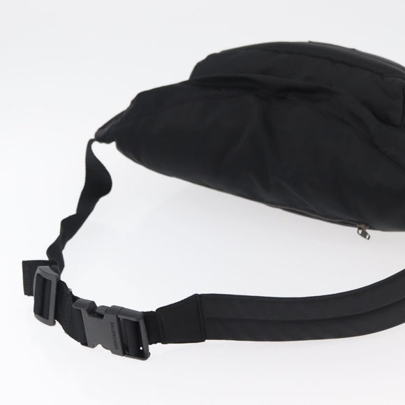 BALENCIAGA Body Bag Nylon Black 661862 Auth am11295