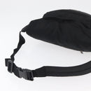 BALENCIAGA Body Bag Nylon Black 661862 Auth am11295-7